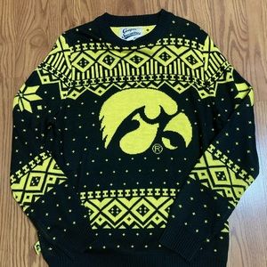 IOWA HAWKEYES UNIVERSITY COLLEGE SWEATER. CAMPUS SPECIALTIES. BOLD DESIGN.